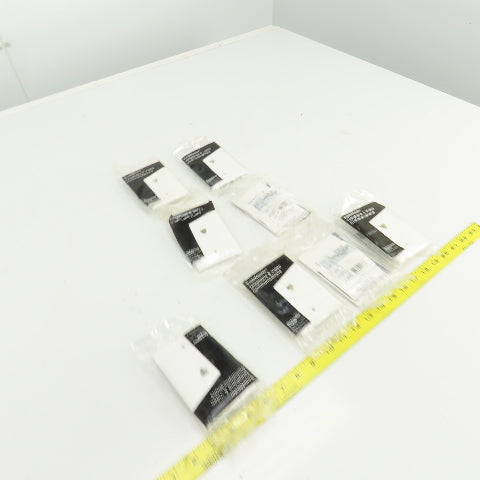Pass & Seymour TPTE1-W Wall Plate Telephone Jack Lot Of 8