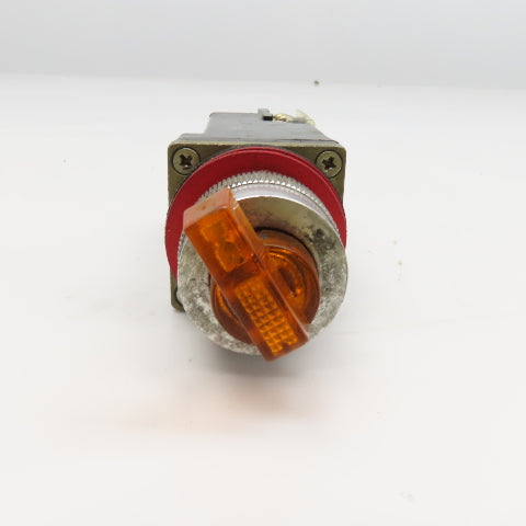 Allen Bradley 800MR-16HX2BS 120V 50/60Hz Illuminated 2 Position Selector Switch