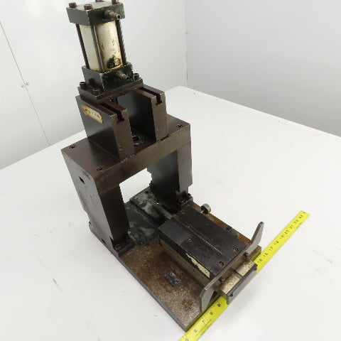 Pneumatic Cylinder Actuated Press 3" Stroke & Punch Fixture 2-3/4" Stroke