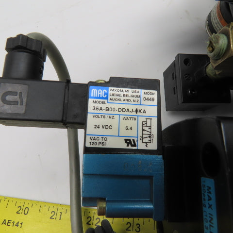 Wilkerson B18-04-FGG0 1/2" NPT Compressed Air Filter Regulator Diverter Assembly