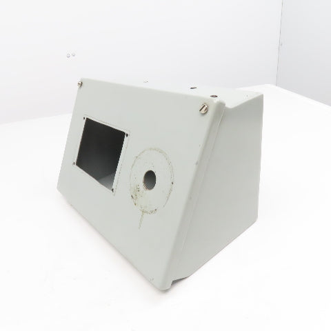 Hoffman 12" x 7-1/2" x 1-1/2" Sloped Front Electrical Enclosure Operator Console