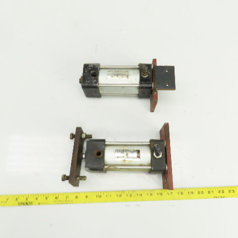 Provenair Double Acting Pneumatic Cylinder 1-3/4" Bore 3" Stroke 5/8" Rod Lot/2