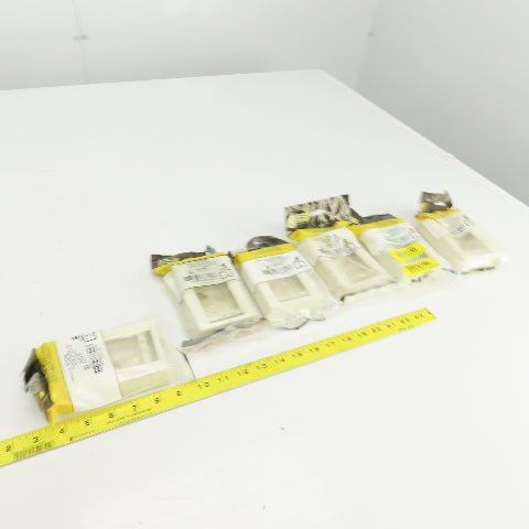 Hubbell PT12LPB Premisetrak 1 & 2 Low Profile Box 1.13" Deep Lot Of 6