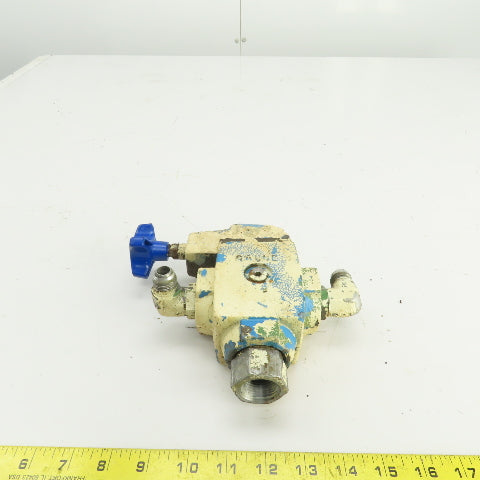 Vickers CS 03 B 50 Hydraulic Balanced Piston Relief Valve 125-1000PSI 45GPM