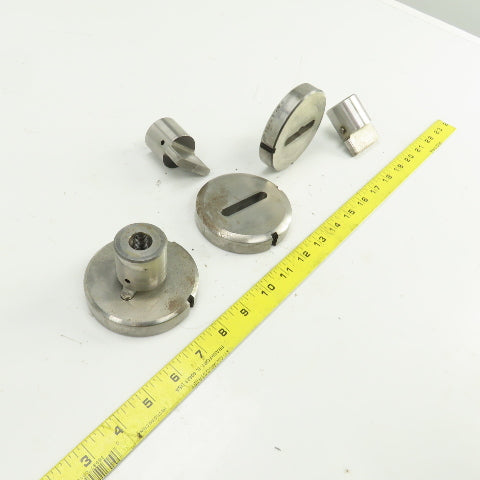 UP 0.362" x 2.018" OBR Obround Holepunch & Die CNC Turret Lot Of 3 Sets