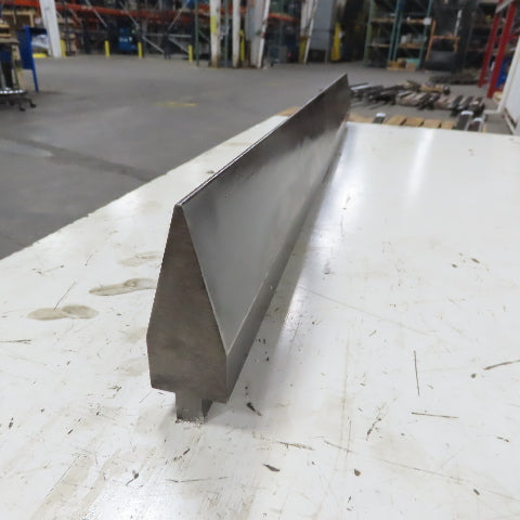 36" Press Brake 30° Forming Angle Die Block 1/2" Tang 4-1/8" Ht. x1-1/2" Thick