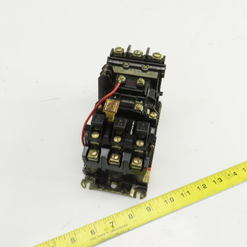 Allen Bradley 509-A0D Ser B Nema Size 0 Contactor 5HP 120V Coil 600V