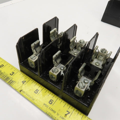Buss J60030-3C 600V 30A 3 Pole Fuse Holder Lot Of 14