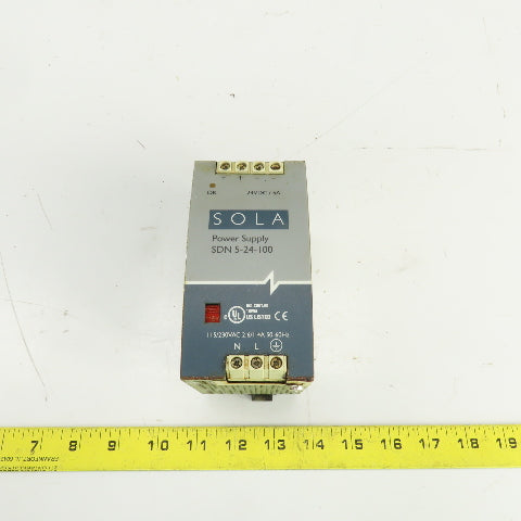 Sola SDN 5-24-100 115/230V Power Supply 24VDC Output