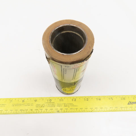 Republic Roller 2.062" x 6" Rubber Lagged Roller 1-3/8" Press Bearing Bore