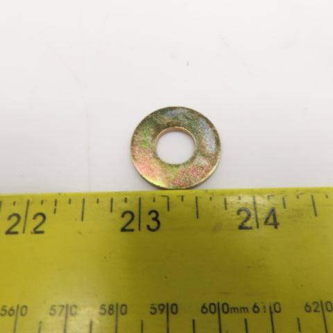 Grainger 6PE78 5/16" Steel Grade 8 Yellow Zinc Flat Washer Lot Of 130
