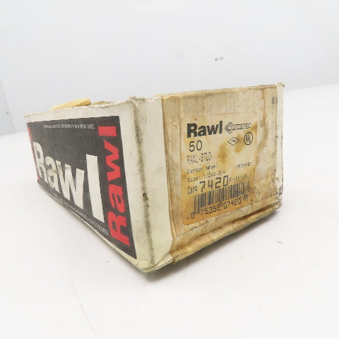 Rawl 7420 1/2" x 2-3/4" Rawl Stud Hammer Drive Concrete Anchor NOS Lot Of 50