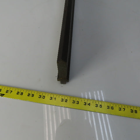 34-1/8" Press Brake 90° Forming Angle Die Block 1/2" Tang 4-5/8"Ht. 7/8" Thick