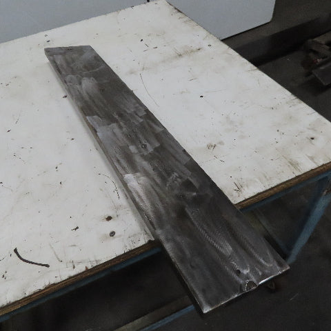 36" x 6" Wide 3/4" Thick Steel Plate Fixture 1/2" x 3/4" Tall Center Tang