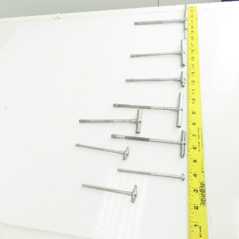 Telescopic Inside Gauge Set 3/8" To 6" Lot Of 9