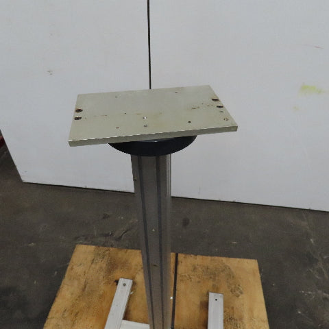 80/20 Style 54" Tall Rotating Computer Monitor Machine Component Stand 24"x24"