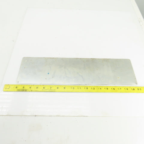 Automated Machinery 18-1/2" x 5" Aluminum Machine Name Legend Plate