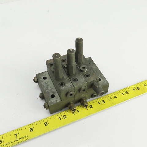 Lubriquip MSF-30S MSP-10S MSP-15S Modular Lubrication Divider Valve Assembly