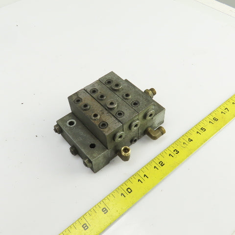 Lubriquip MSp-5S MSP-15T Modular Lubrication Divider Valve Assembly