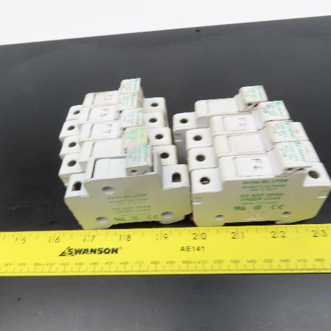 Littelfuse LPSM 30A Single Pole DIN Mount Fuse Holder 600V Lot Of 9