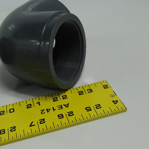 GSR D2464 SCH80 2" FPT PVC Elbow 90° PVC Elbow Gray Lot of 5