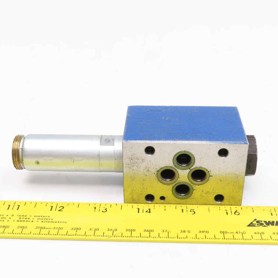 Rexroth R978017823 4/2 Way Hydraulic Single Solenoid Valve Body No Coil