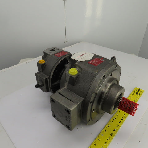Moog HP-R18XX HP-R18B1 Hydraulic 2 Stage Combination Pump 32/100ccm/rev