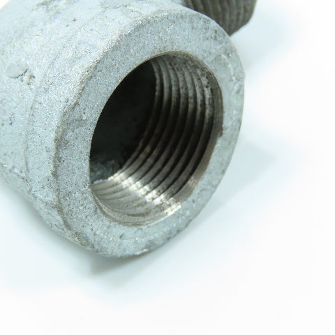 Ward 1" NPT 90° Elbow Galvanized Iron Pipe USA Lot of 4