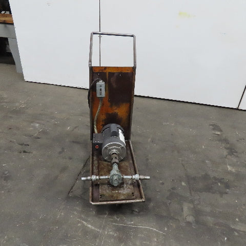 115V 1 Ph B & S No. 1 Transfer Rotary Gear Pump On Cart