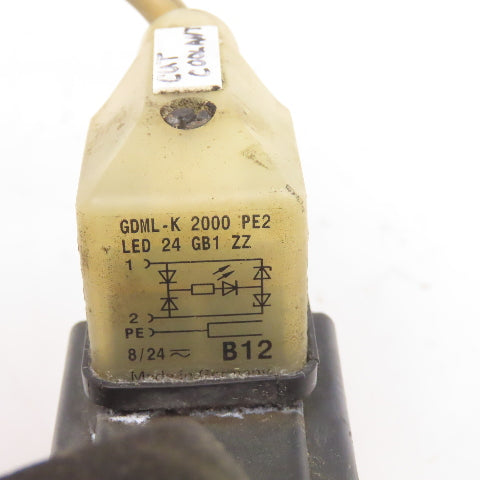 Burkert US00519 1/4" NPT Solenoid Control Valve 2 Way 24VDC Coil