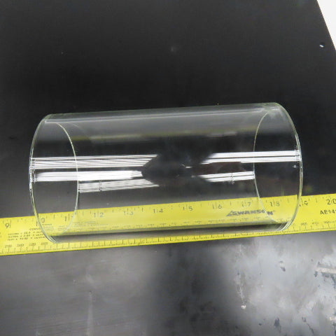 3-11/16" OD Glass Cylinder Sight Glass 6-1/4" Long 1/4" Thick