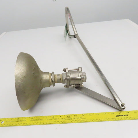 Speakman 1" NPT Pull Down Emergency Shower 8" Stainless Steel Head 29" Handle