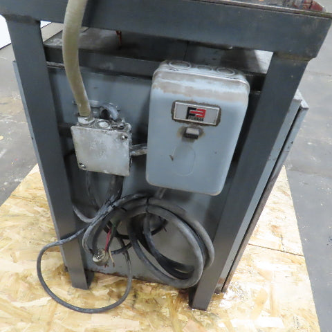 Harig Table Mount 8" Dual Wheel Grinder Buffer 230V 3PH W/Containment System