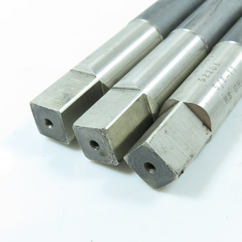 5/8"-11 Straight Flute Extended Plug Tap 4F Lot of 3