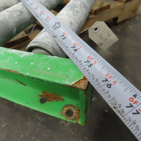 90° Curve Gravity Roller Conveyor Section 22" BF 76" Long