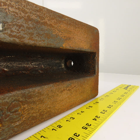 68 Lbs. Steel Machine Counterweight 9-1/4" x 6" x 5-3/4" W/Hook