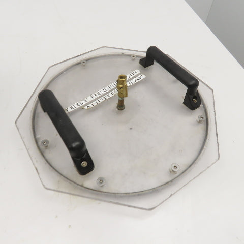 Acrylic Bubble Emission Leak Test Vacuum Chamber 20 Liter 13-1/2" x 16" Tall