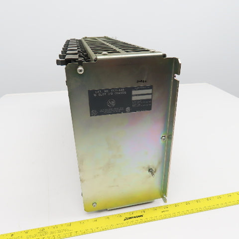 Allen Bradley 1771-IB 1771-A4B PLC/2 16 Card Slot Rack W/ DC Input Cards