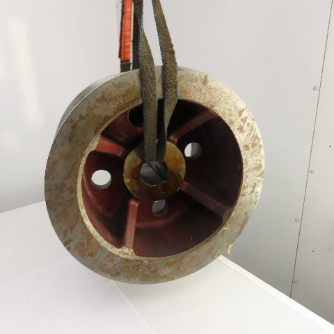 K-1772 7 Groove 18-3/16" OD D Section 38° V-Belt Pulley 2-5/8" Bore 11-3/8" Wide