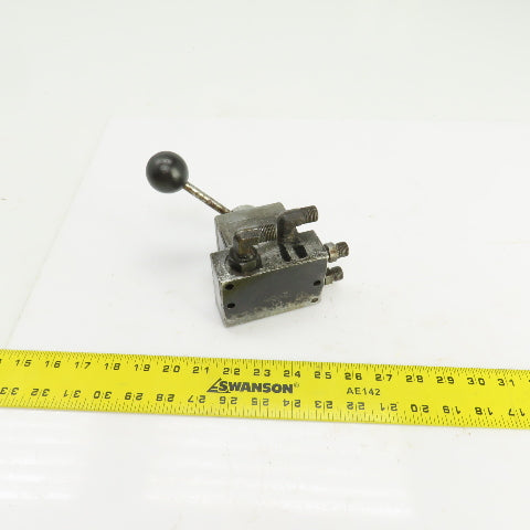 SPX Hytec 4 Port 2 Position Manual Hydraulic Control Valve