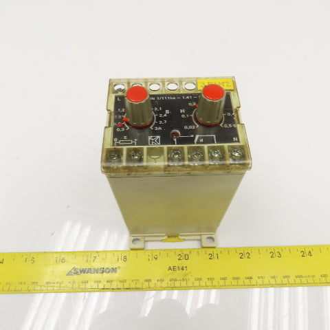 Klaschka GIN 1/111ba-1.41-3 220V 45-62Hz Timing Relay Controller