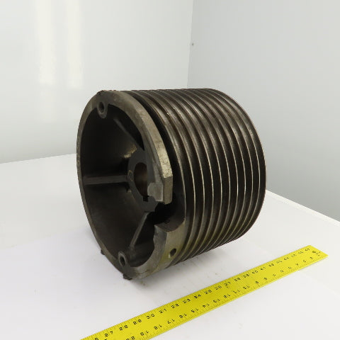5/8" Wire Rope Guide Drive Pulley For Overhead Cranes 2-7/8" Shaft ID 14-1/4" OD