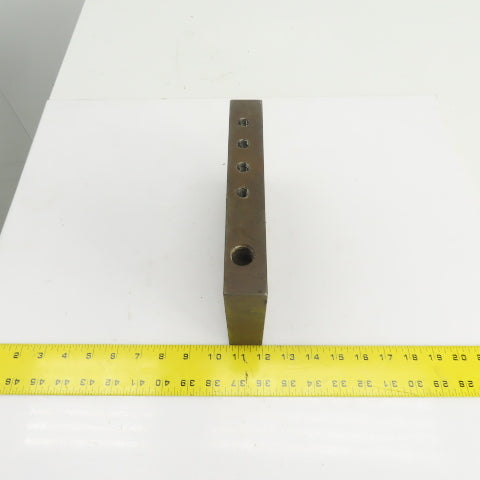 27 Port Hydraulic Manifold Subplate Mounting Block 1/2",3/8",1/4"