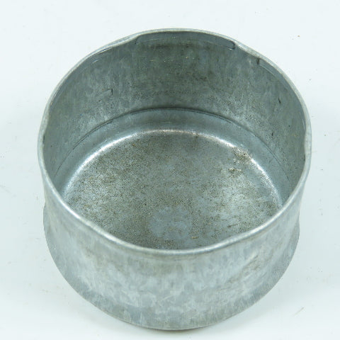 Size 3 Galvanized Steel 24 Gauge End Cap Spiral Duct Fitting 2-7/8" OD Lot/5