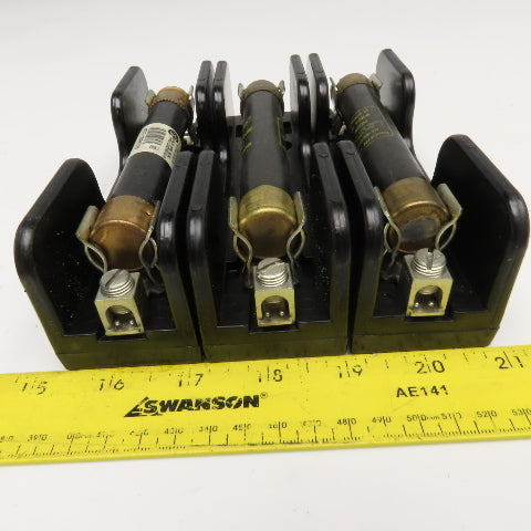 Gould Shawmut 60301 600V 30A Class H/K Single Pole Fuse Holder Lot Of 3