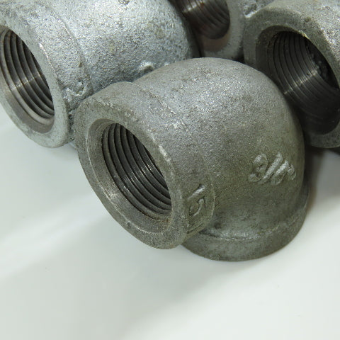 Anvil 3/4" NPT 90 Degree Elbow Galvanized Malleable Iron Pipe Fitting Lot/10