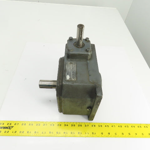 White F1325-3 35:1 Ratio Right Angle Gear Box 50RPM Output 2652 Torq 2.65HP In