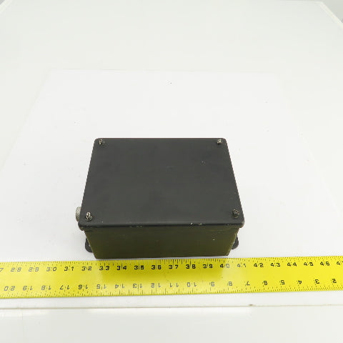 Hoffman A-806SP 8" x 6" x 3-1/2" Electrical Enclosure W/Back Plate & Screw Cover