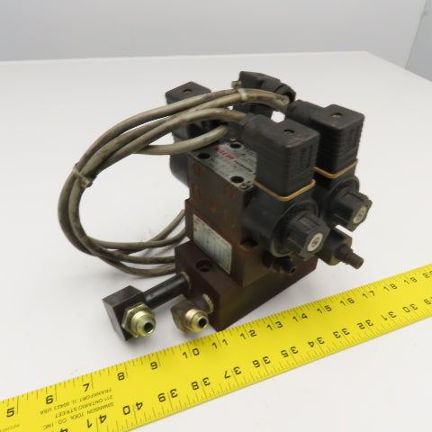 Nachi SLD-G01-C5-C1-11 OY-G01-T-20 5/3 Way Closed Center Directional Valve Check