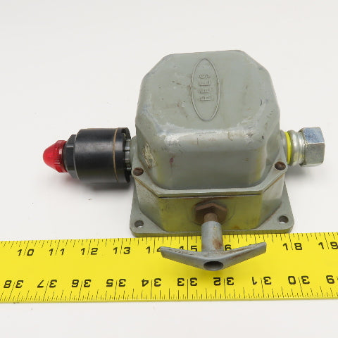 Rees 40500-000 Heavy Duty Cable Pull Switch 600VAC 250VDC W/ Pilot Light